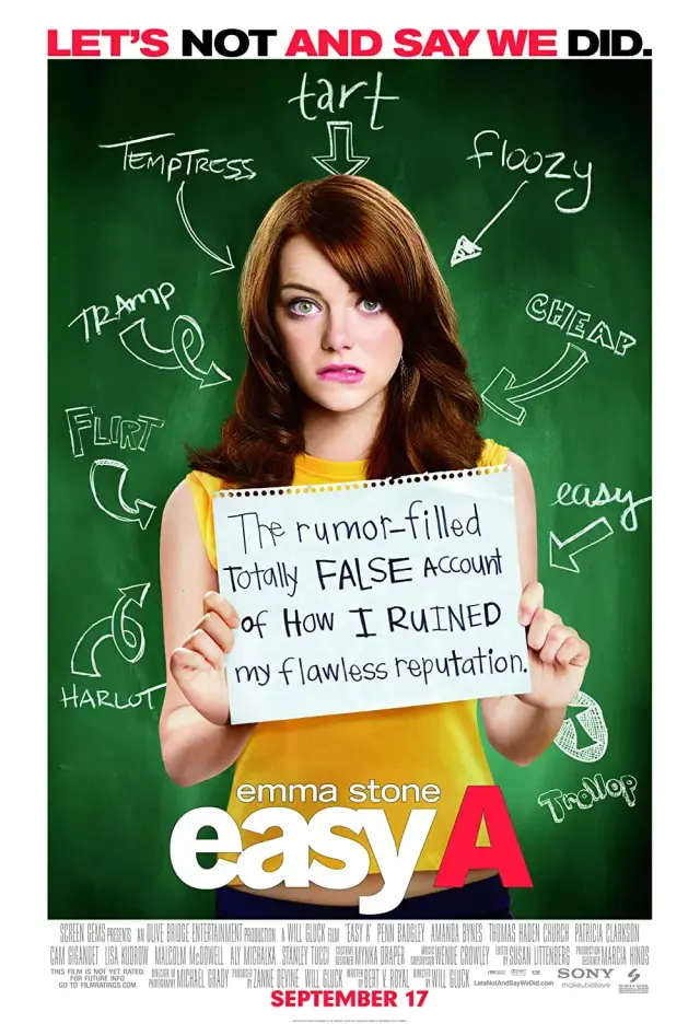 فیلم مثل آب خوردن (Easy A) پوستر