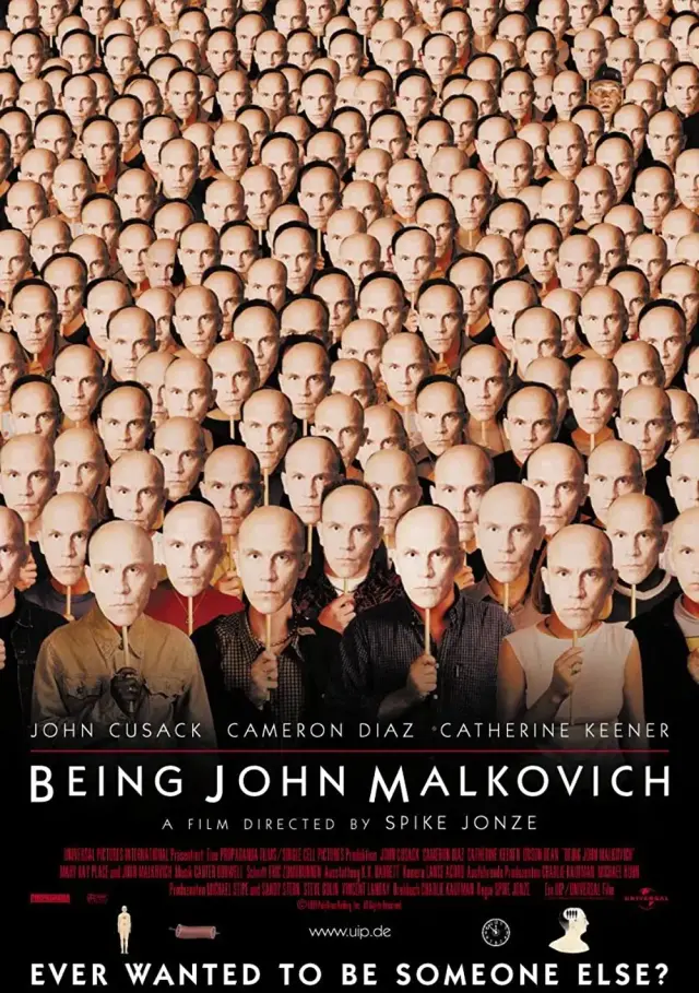 فیلم جان مالکوویچ بودن (Being John Malkovich) پوستر