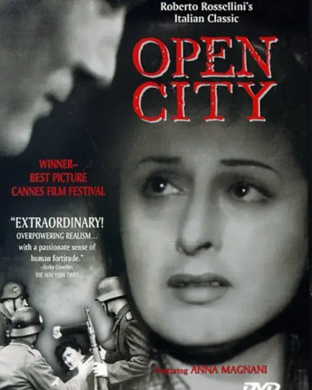 فیلم رم شهر بی دفاع (Rome, Open City) پوستر