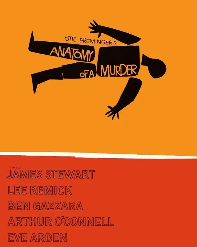 فیلم تشریح یک قتل (Anatomy of a Murder) پوستر