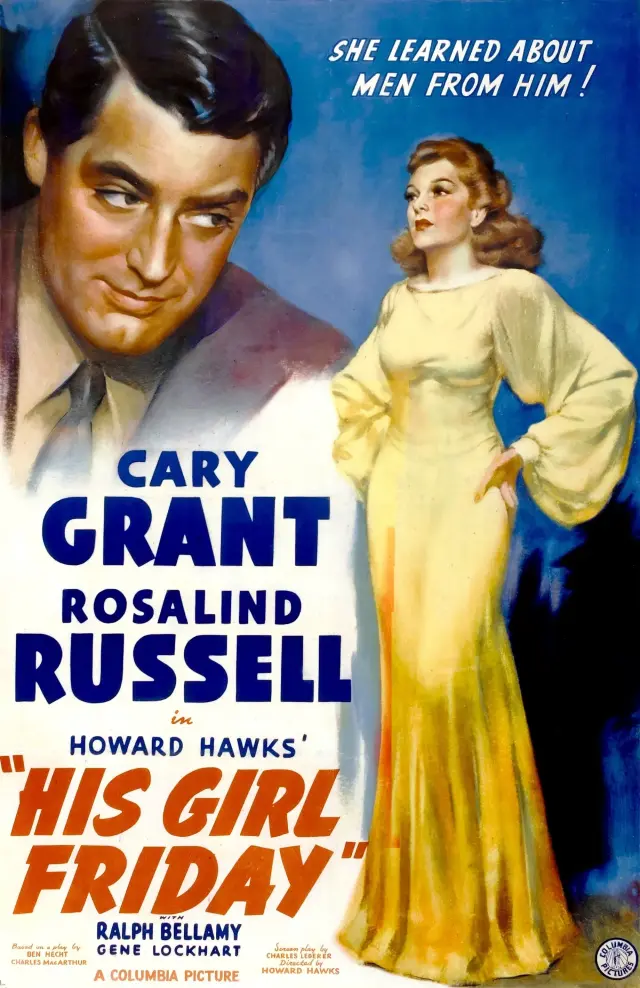 فیلم منشی همه کاره او (His Girl Friday) پوستر