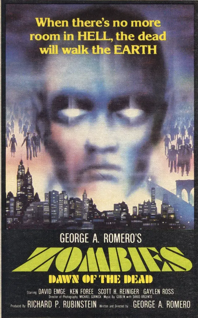 فیلم طلوع مردگان 1978 (Dawn of the Dead) پوستر