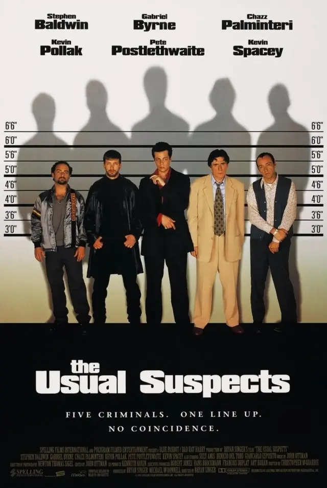 فیلم مظنونین همیشگی (The Usual Suspects) پوستر