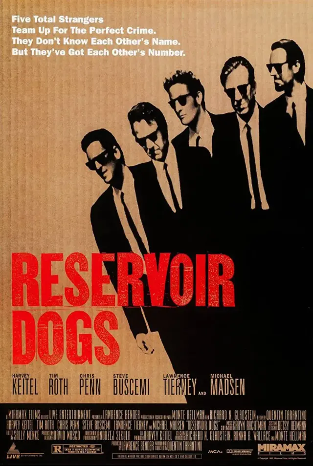 فیلم سگ های انباری (Reservoir Dogs) پوستر