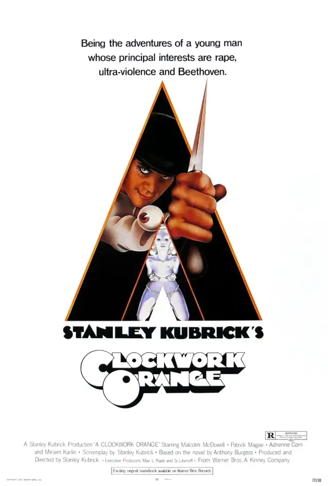 فیلم پرتقال کوکی (A Clockwork Orange) پوستر