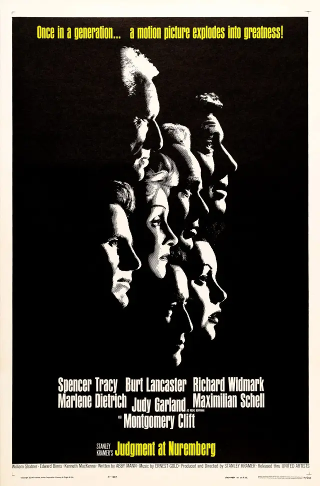 فیلم محاکمه در نورنبرگ (Judgment at Nuremberg) پوستر