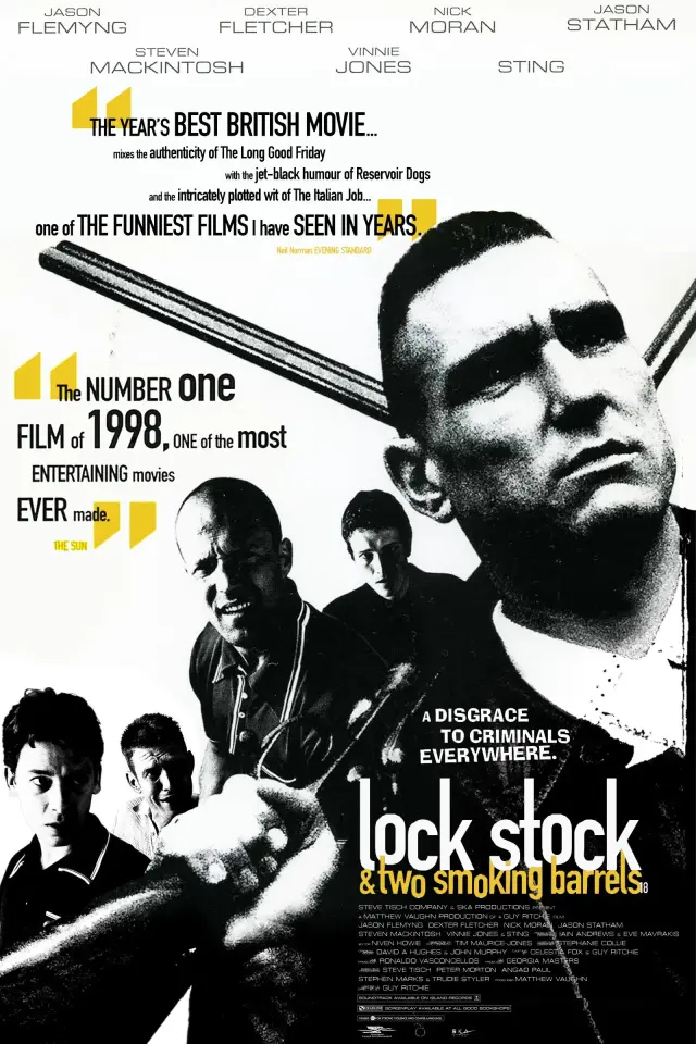 فیلم قفل انبار و دو بشکه باروت (Lock, Stock and Two Smoking Barrels) پوستر
