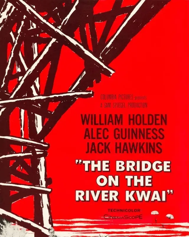 فیلم پل رودخانه کوای (The Bridge on the River Kwai) پوستر