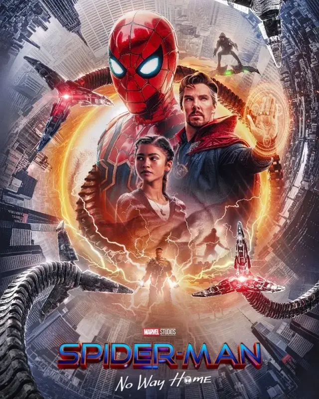فیلم مرد عنکبوتی راهی به خانه نیست 2021  (Spider-Man: No Way Home) پوستر