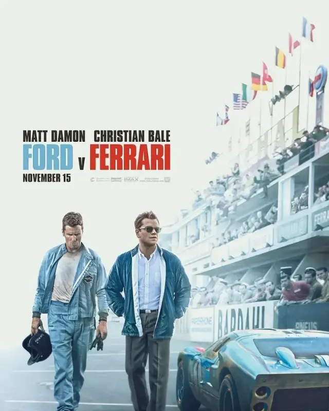 فیلم فورد در برابر فراری (Ford v Ferrari) پوستر