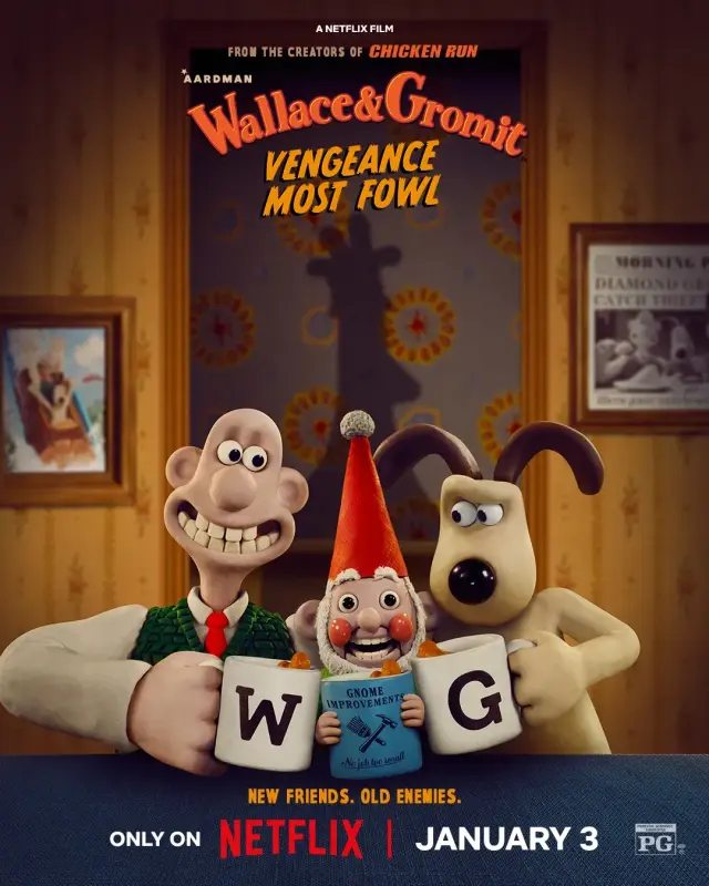 انیمیشن والاس و گرومیت: انتقام پرندگان (Wallace & Gromit: Vengeance Most Fowl) پوستر