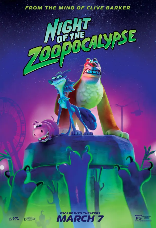 انیمیشن شب آخرالزمانی باغ وحش (Night of the Zoopocalypse) پوستر