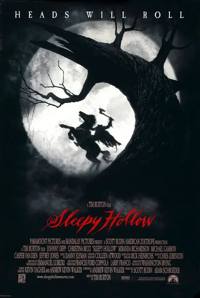فیلم افسانه سوار بی سر (Sleepy Hollow) پوستر
