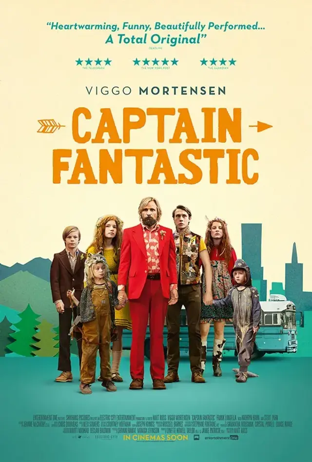 فیلم کاپیتان فوق العاده (Captain Fantastic) پوستر