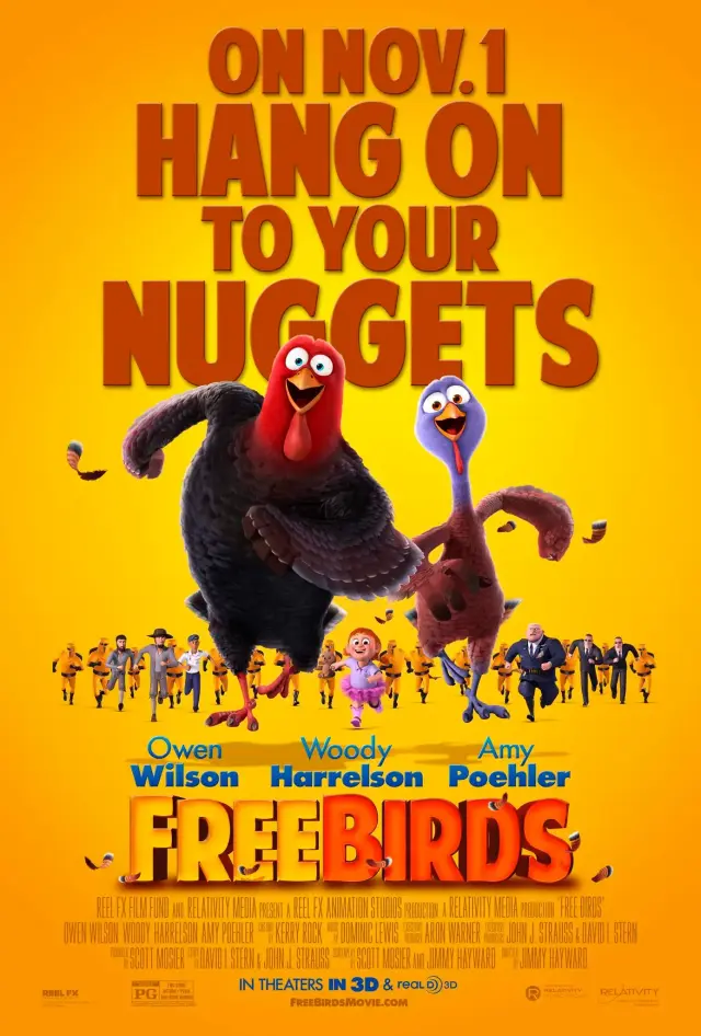 انیمیشن پرندگان آزاد (Free Birds) پوستر