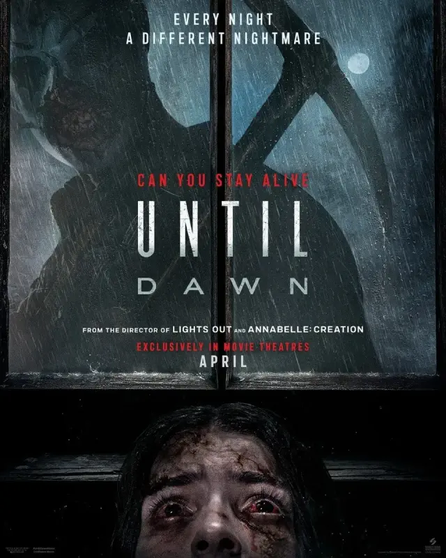 فیلم آنتیل داون (Until Dawn) پوستر