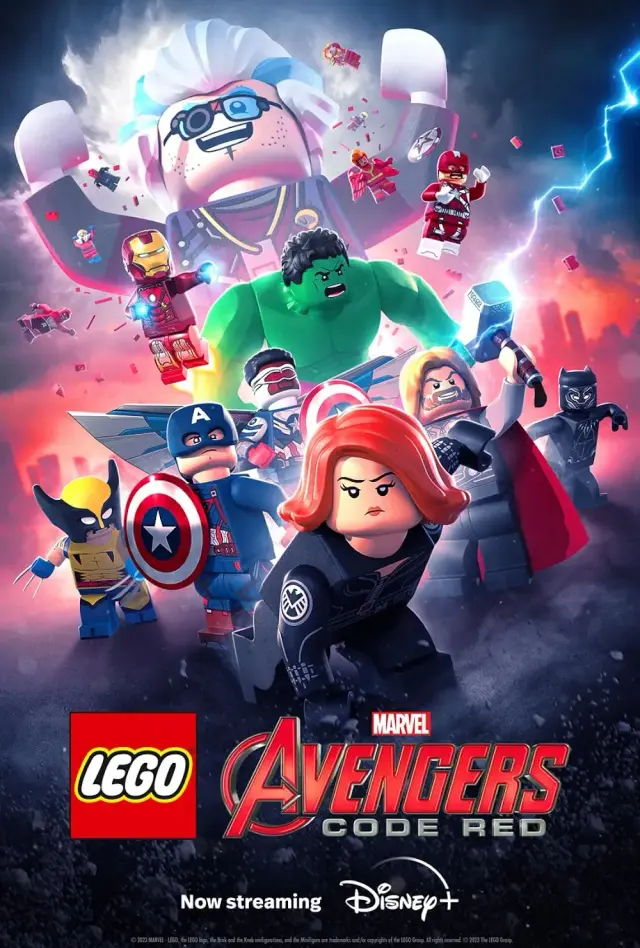 انیمیشن انتقام جویان لگویی مارول: کد قرمز (Lego Marvel Avengers: Code Red) پوستر