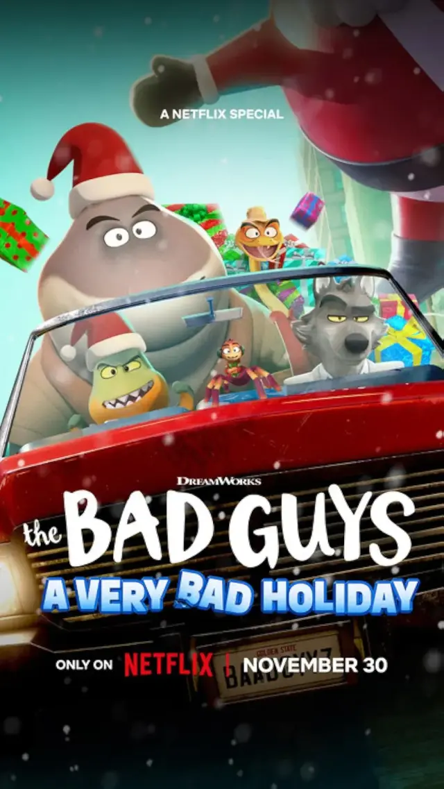 انیمیشن بچه‌های بد: تعطیلات خیلی بد (The Bad Guys: A Very Bad Holiday) پوستر