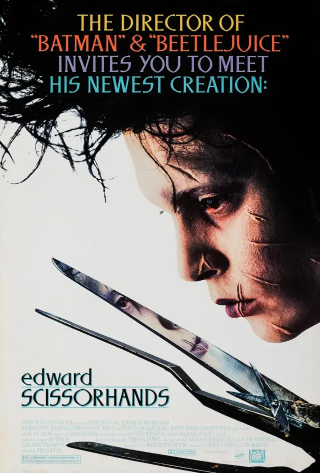 فیلم ادوارد دست قیچی (Edward Scissorhands) پوستر