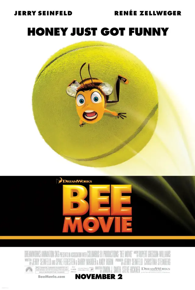 انیمیشن بری زنبوری (Bee Movie) پوستر