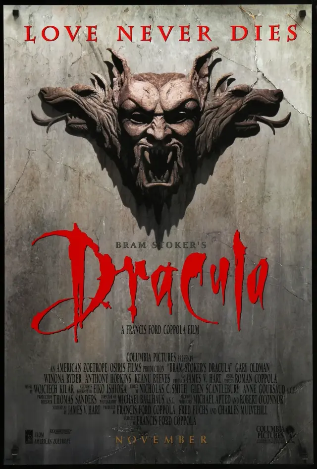 فیلم دراکولای برام استوکر (Dracula) پوستر