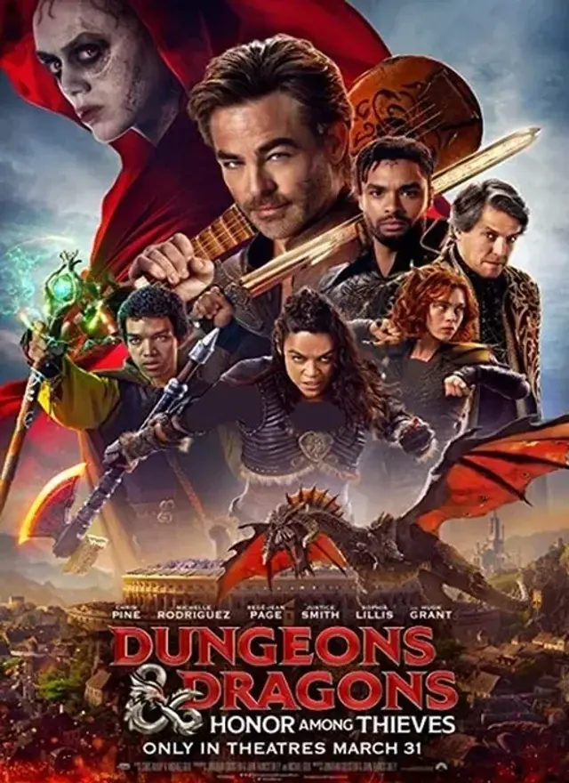 فیلم سیاهچال ها و اژدهایان: افتخار در میان دزدان (Dungeons & Dragons: Honor Among Thieves) پوستر