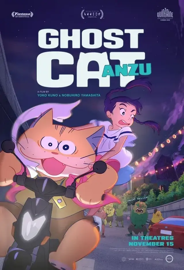 انیمیشن آنزو گربه شبحی (Ghost Cat Anzu) پوستر