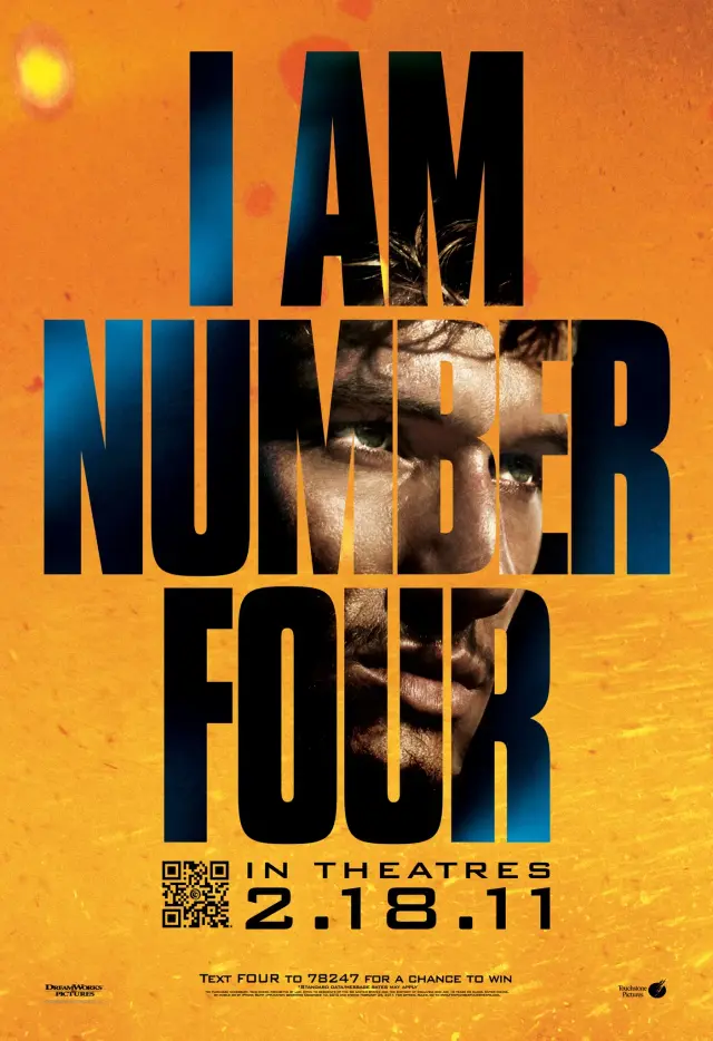 فیلم من شماره چهار هستم (I Am Number Four) پوستر