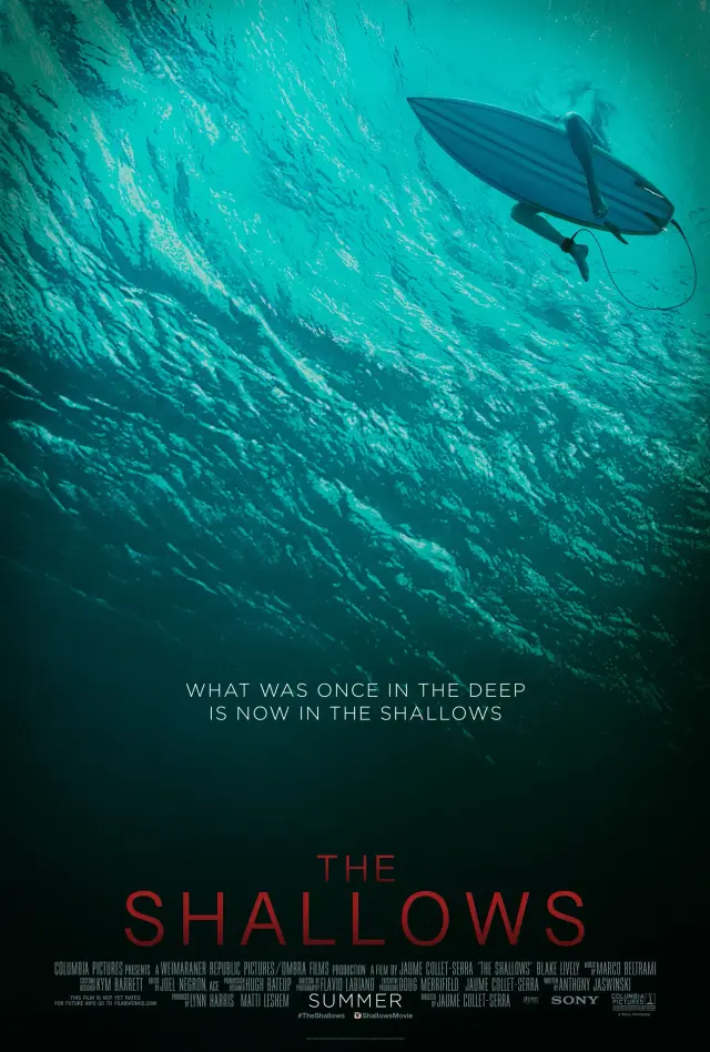 فیلم آب های کم عمق (The Shallows) پوستر