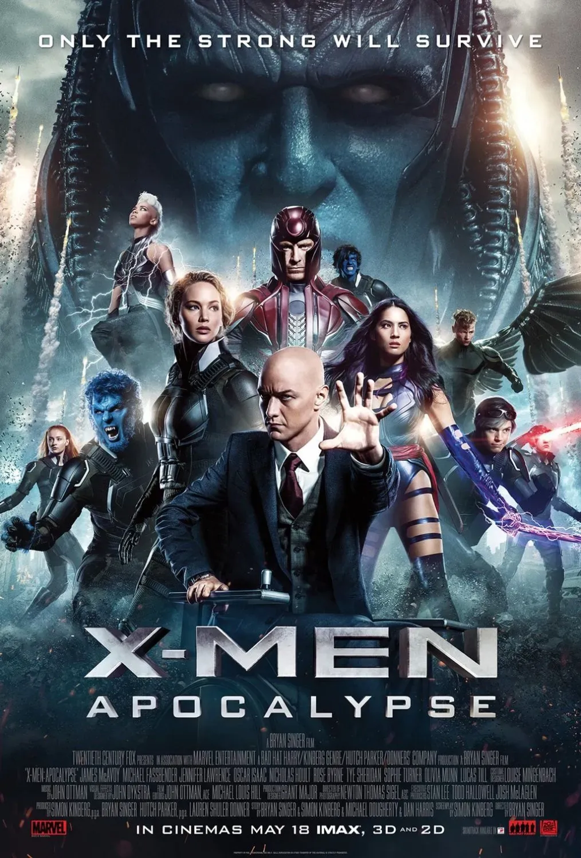  فیلم مردان ایکس: آپوکالیپس  (X-Men: Apocalypse) 2016