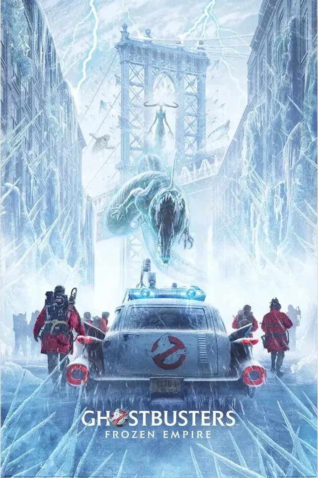 فیلم شکارچیان روح امپراطوری یخ‌ زده (Ghostbusters: Frozen Empire) پوستر