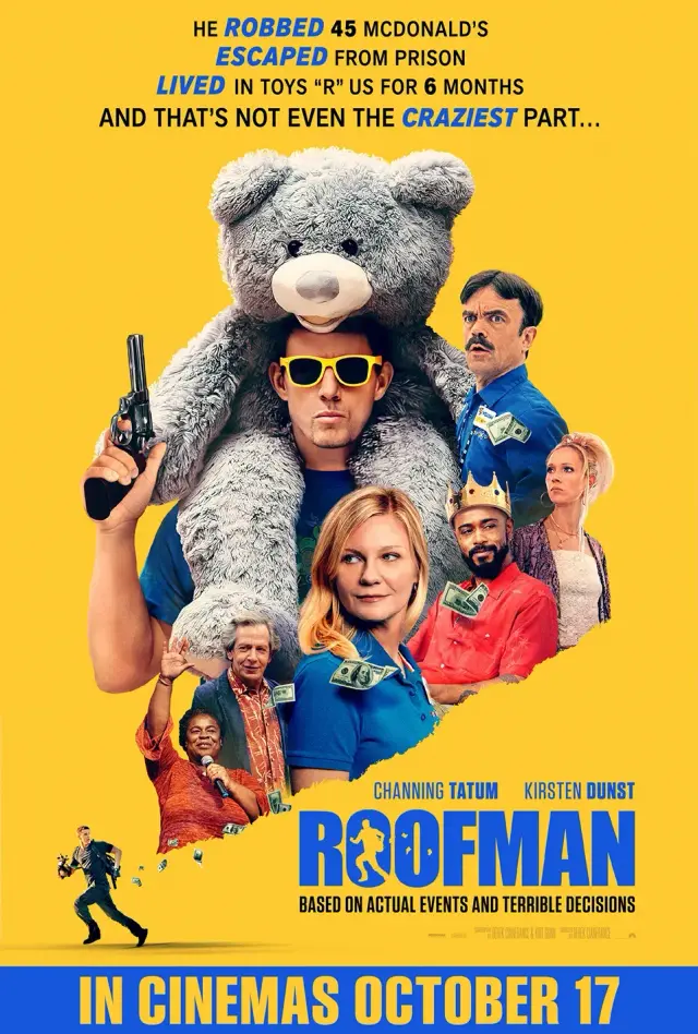 فیلم مرد پشت بامی (Roofman) پوستر