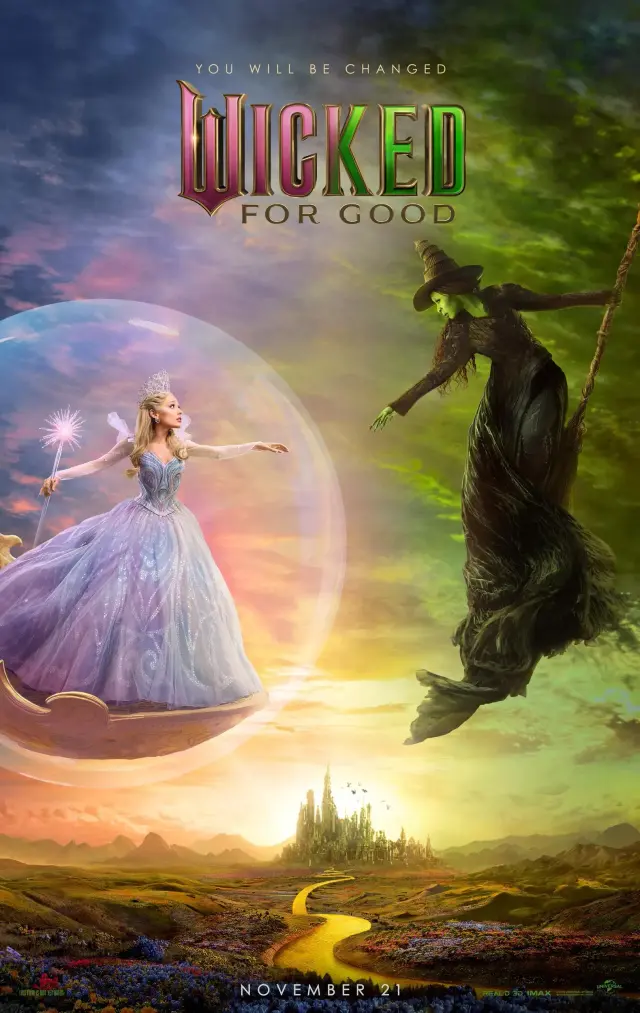 فیلم شرور: بخش دوم (Wicked: For Good) پوستر