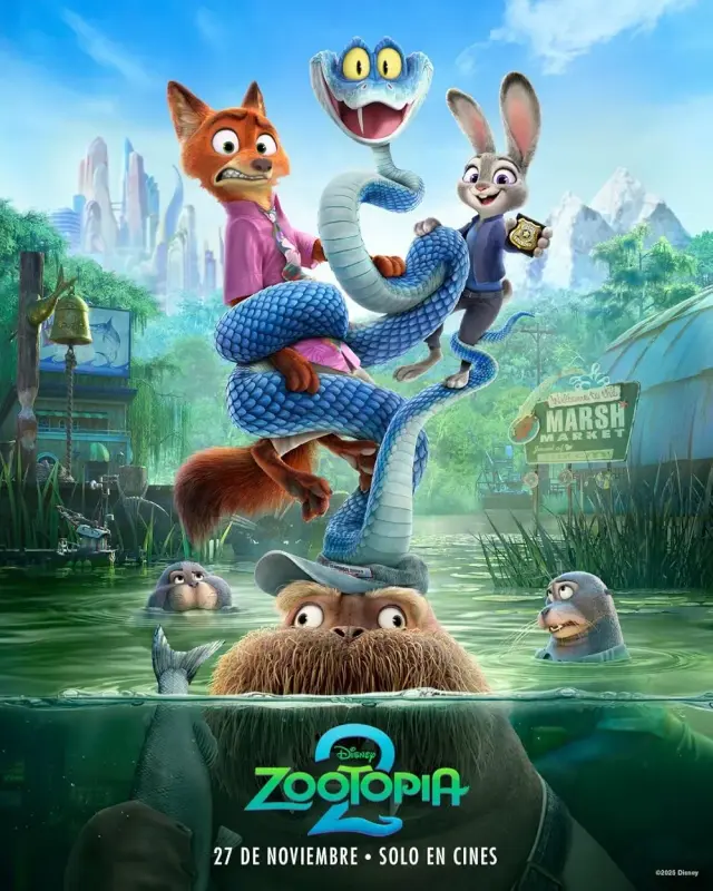 انیمیشن زوتوپیا ۲ (Zootopia 2) پوستر